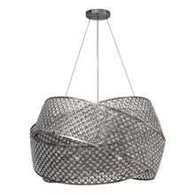 30" Crystal Drum Suspension Chandelier Pendant Light
