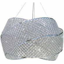 30" Crystal Drum Suspension Chandelier Pendant Light