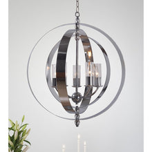 5 Light Chrome Modern Contemporary Chandelier