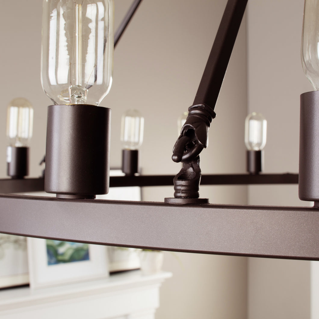 Oil Rubbed Bronze 24 light Wagon Wheel Chandelier 48 inch Chandelier Crystal Lights