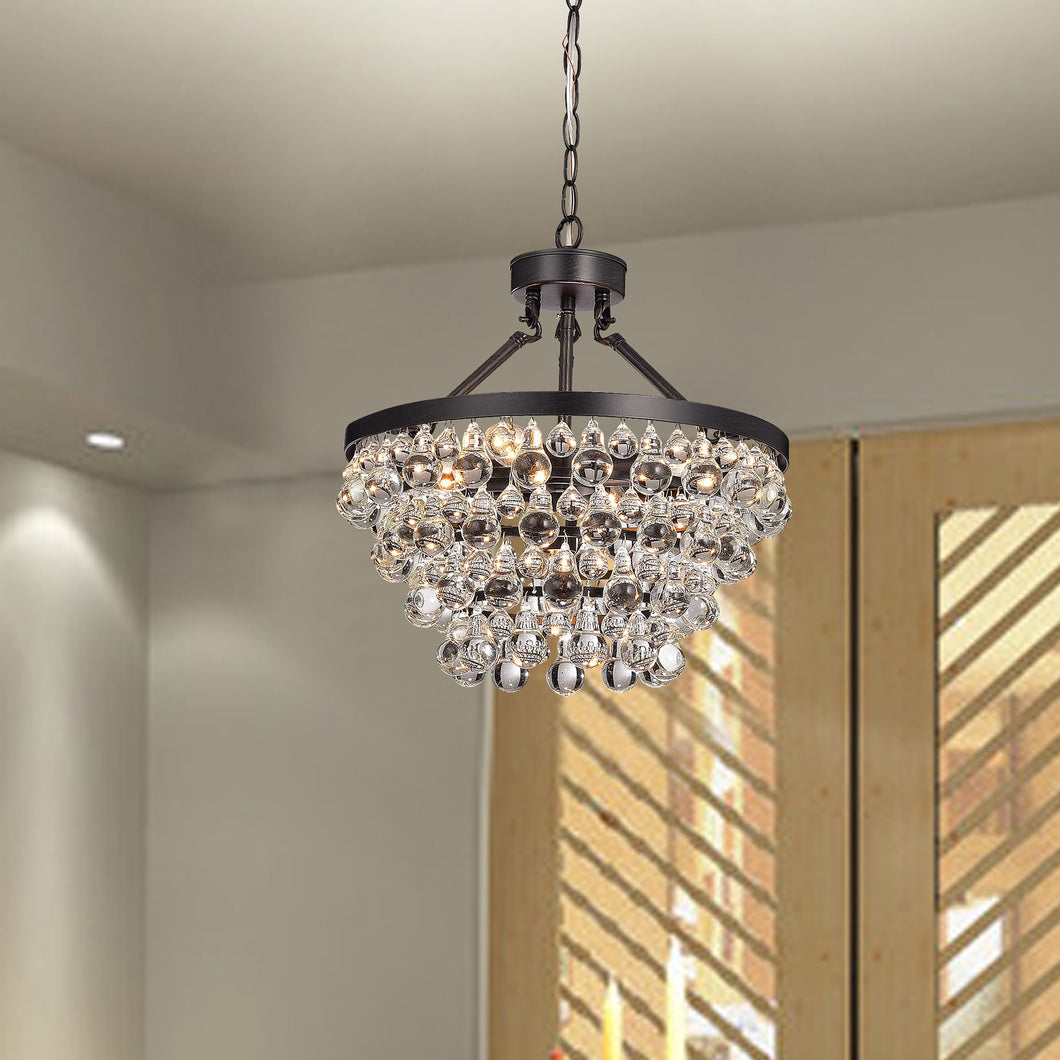 5 light Antique Black Luxury Crystal Chandelier Chandelier Crystal Lights